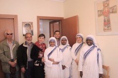 Con le Suore di Madre Teresa