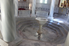 Fonte battesimale nella Chiesa di Santa Lidia in Filippi