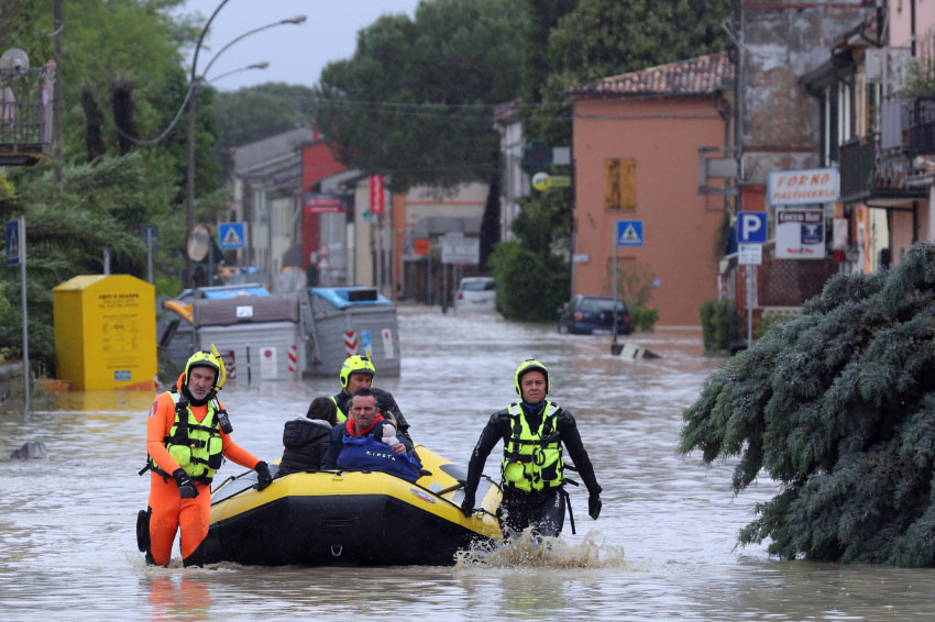 La Caritas Sardegna accanto alle popolazioni colpite dall’alluvione in Emilia Romagna